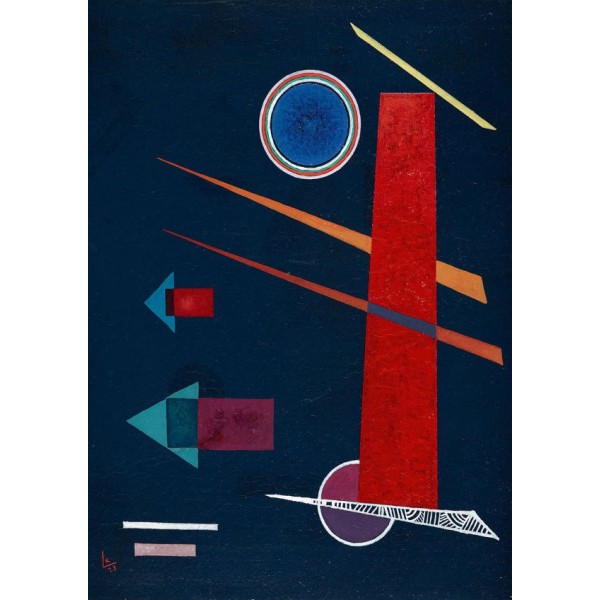 Siła w kolorze czerwonym, Wassily Kandinsky (1000el.) - Sklep Art Puzzle